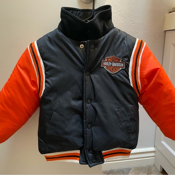 Vintage Harley Davidson Reversible Bomber Jacket - Picture 5 of 8